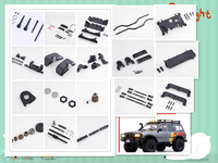 Spare Parts 001 For FMS ROCHOBBY 1/10 SCALE RC CAR  Eazyrc  FMS FCX10 LC80 Land Cruiser 80 BODY off road 4x4 truck FJ40 FJ45