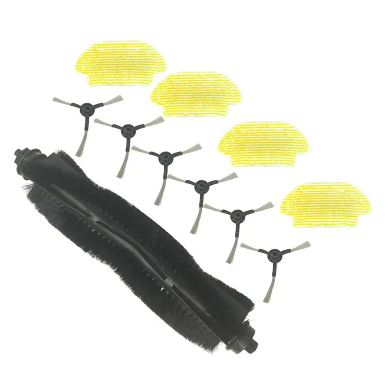 

A66T-запасные части, 11 шт., аксессуары для пылесоса Karcher RCV3, основная щетка, боковые щетки, тряпки для швабры