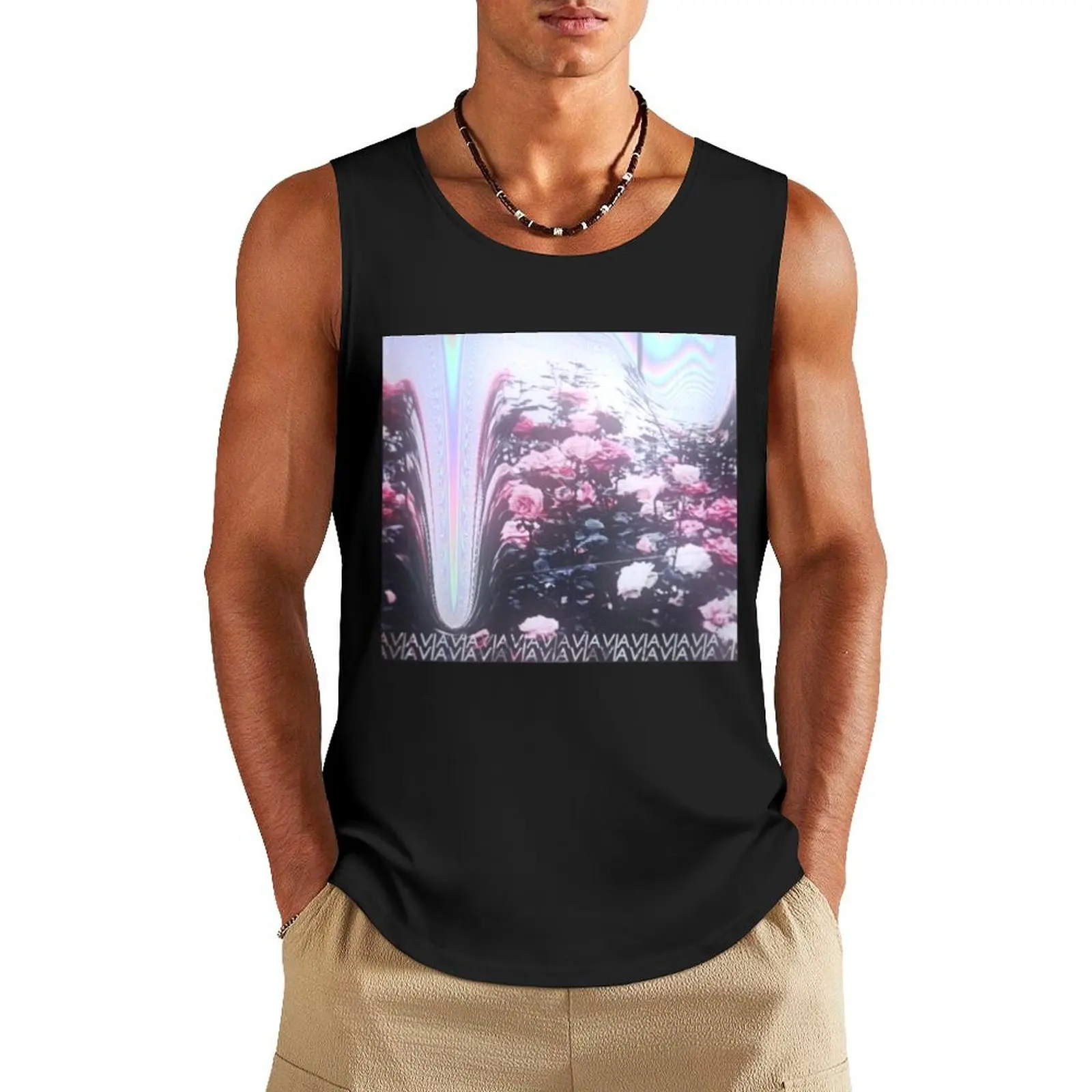 

Crystal Castles Tank Top Men's clothing brands Sleeveless T-shirt Sportswear for men