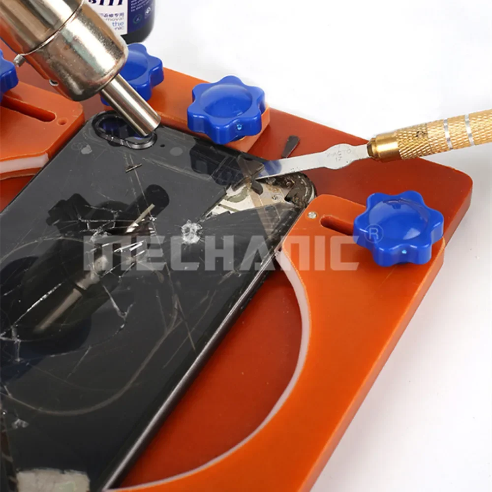 Imagem -05 - Mecânico-fixação Suporte de Reparação de Vidro para Iphone Ipad Tablet pc Remover Tampa Traseira Separando Ferramentas Kj006