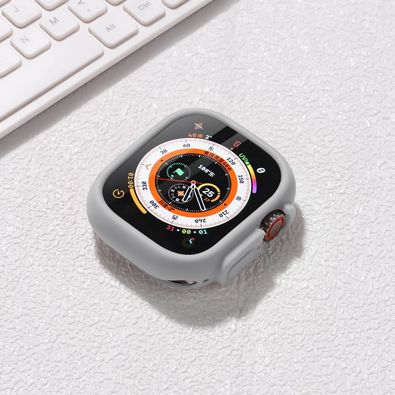 Weiche Silikonhülle für Apple Watch Ultra 4 3 49mm Zubehör Rundum-Schutzabdeckung iWatch Armband Ultra 4 Ultra3 49 mm – Detail 12