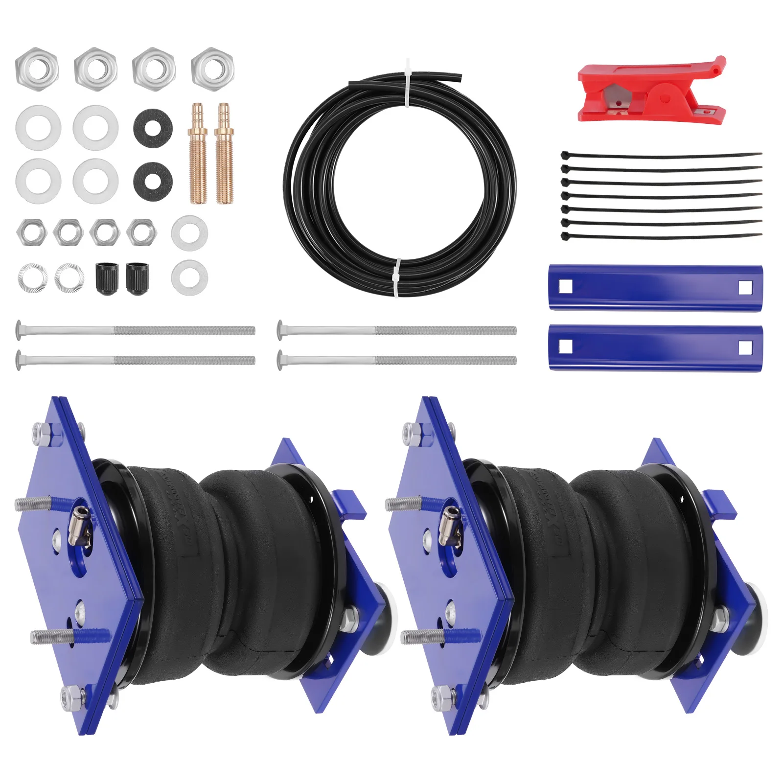 

Комплект выравнивания мешка подвески с воздушным помощником подходит для Dodge Ram 2500 Pickup 2500 2014-2024 Комплект пневматических пружин