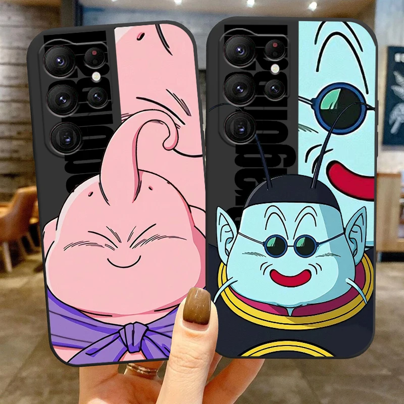 

D-Dragon Ball Goku Gohan Art For Samsung Galaxy S24 S23 S22 S21 S20 FE S10 S10E Plus Ultra Pro Lite 5G Black Soft Phone Case