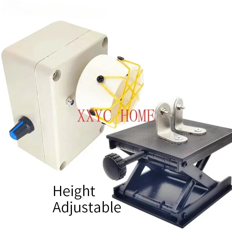 Fishing Rod Winding Equipment DIY Adjustable 0-50RPM Wire Wrapping Machine Fishing Rod Epoxy Resin Coating Machine