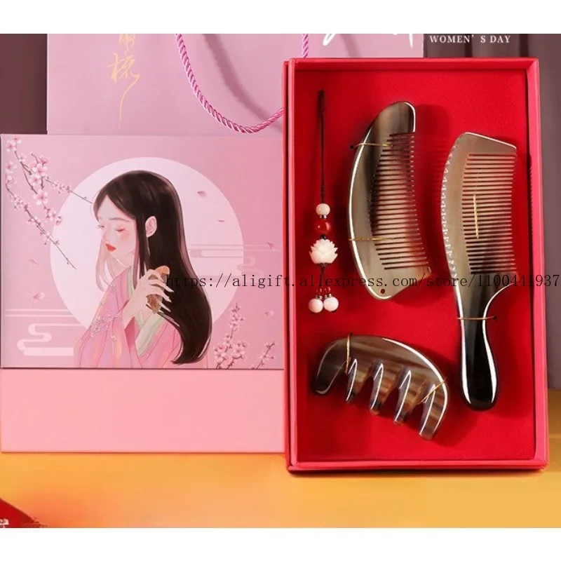 

Индивидуальный набор расчесок для подарка ко Дню матери, практичный сувенирный набор расчесок из сандалового дерева, подарок на день рождения, чашка-термос