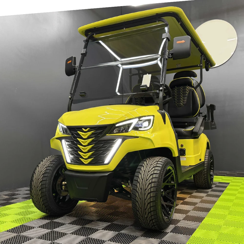 

Лидер продаж в Китае, тележки по лучшей цене на 6-местные литиевые автомобили 48 В, тележки для гольфа, 4-местные электрические тележки для гольфа