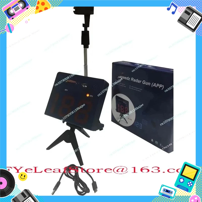 Batting Speed Radar for Stickball, Baseball, Tennis, Golf