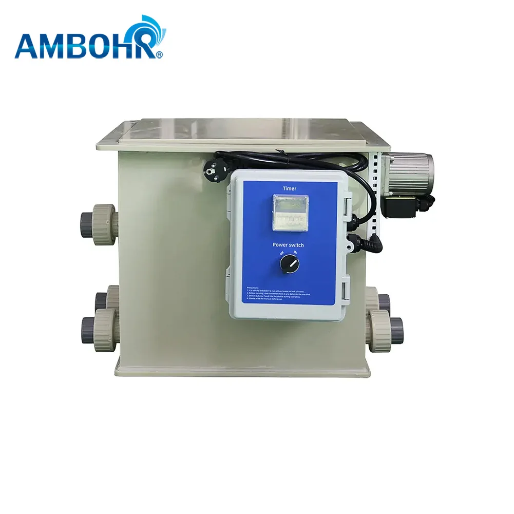 AMBOHR  Farmming Fish Farm Water Filters  Aquaculture Ras Fish Tank Rotary Drum Filter