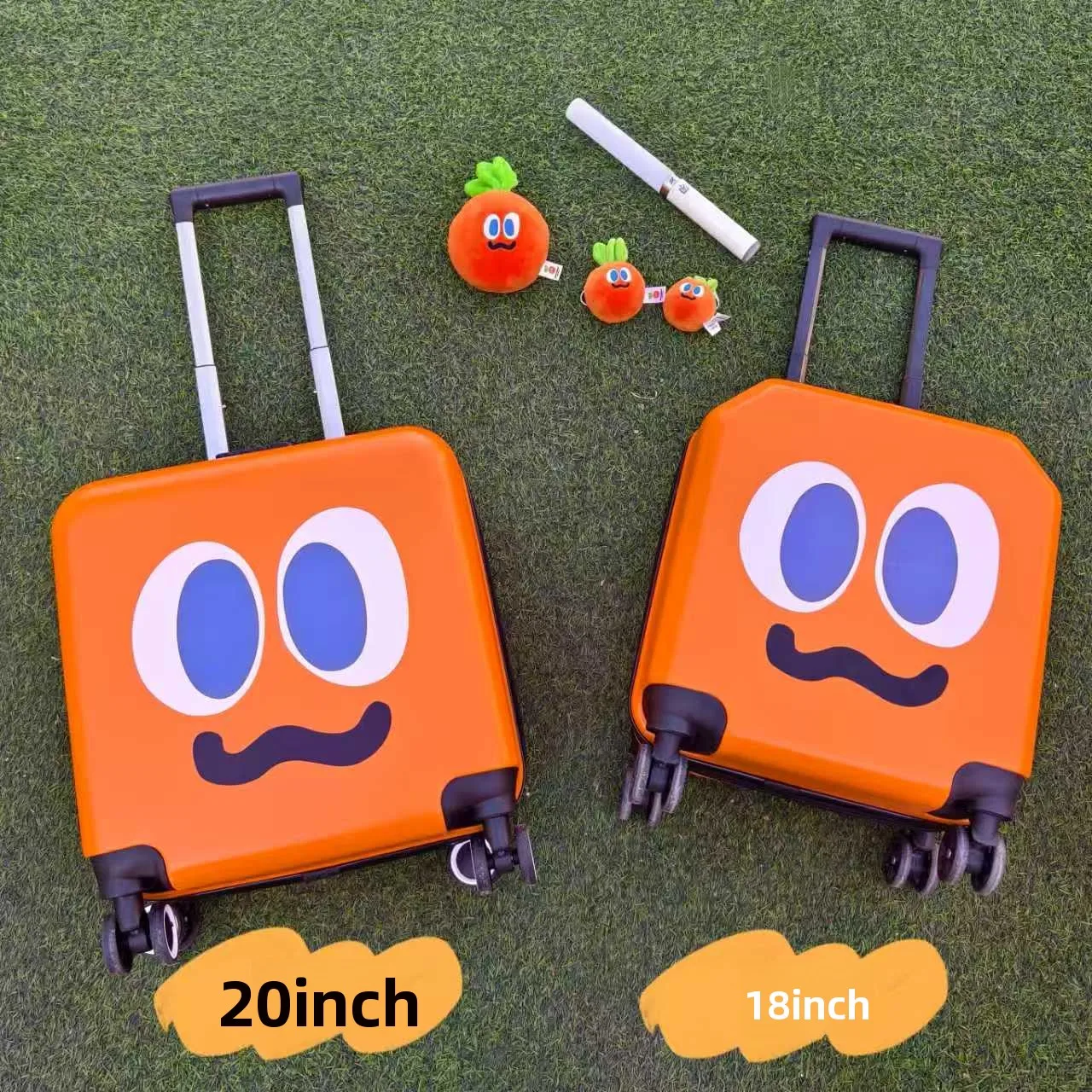 carrot-luggage-20-inch-cabin-approved-suitcase-universal-wheel-concert-tour-material-abs-pc-unisex-travel-bag