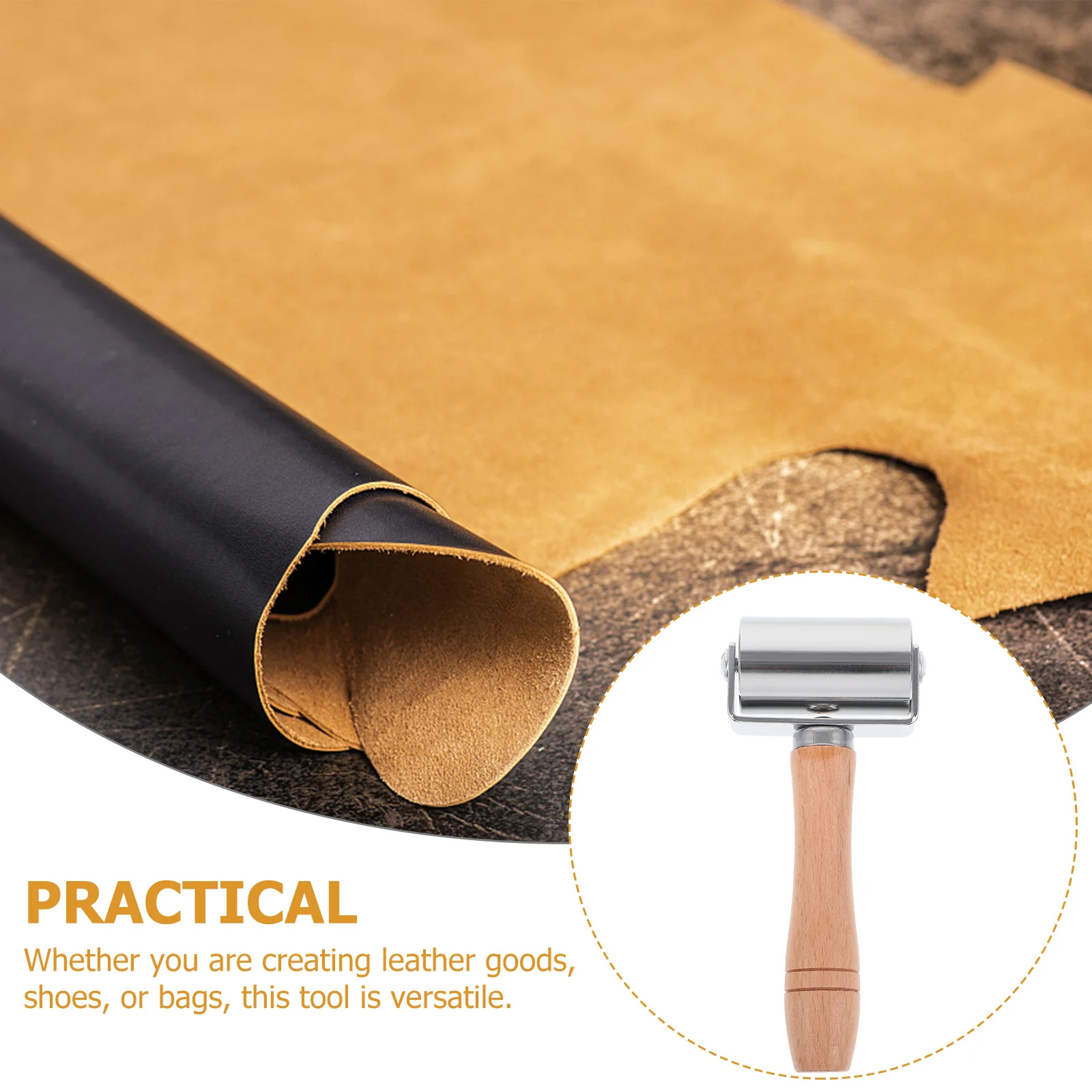 

Роликовый инструмент, деревянная ручка для прессования швов, окантовка, латунный ролик для изготовления квилтинга, виниловых обоев