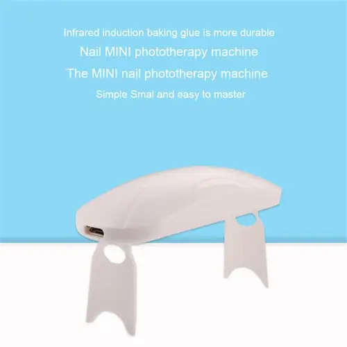 Imagen 2 del producto Mini secador de uñas, lámpara LED Micro UV portátil, USB, máquina de curado de Gel de uñas plegable, iluminación rápida 2, 1 ~ 8 piezas