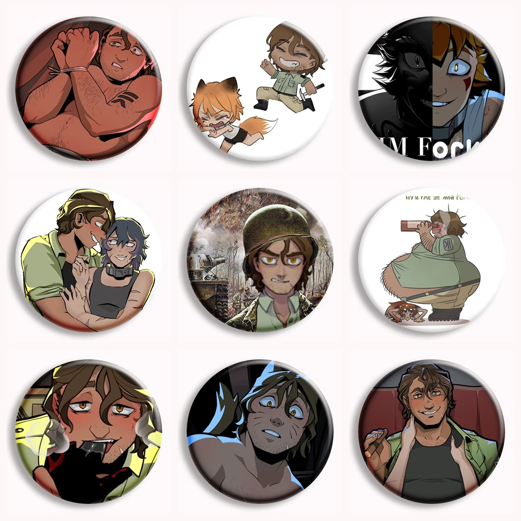 Boyfriend to Death Game Soft Button Pin YKMET Strade Anime Brooches Badge Bag Decor Accessories Fans Collect Gamer Friends Gifts