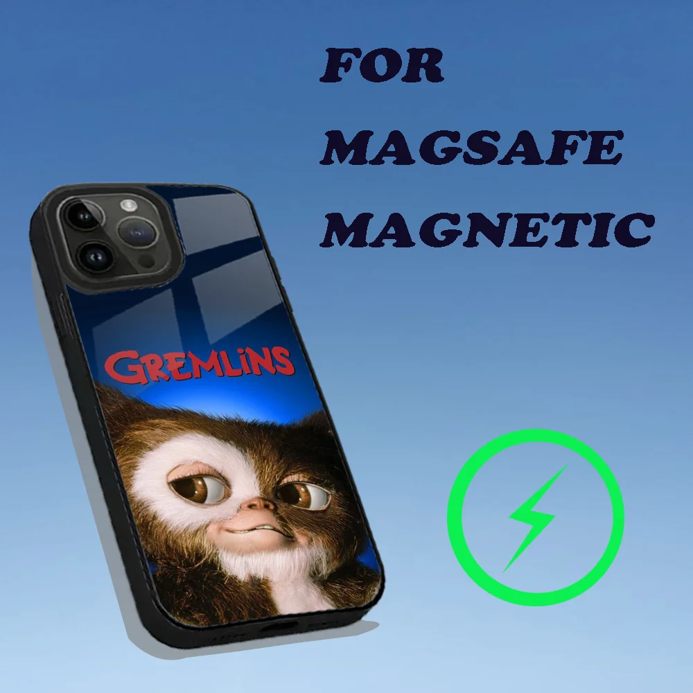 Gremlins Gizmo Phone Case For iPhone 16,15,14,13,12,11,Plus,Pro,Max Mini Magsafe Magnetic Wireless Charging