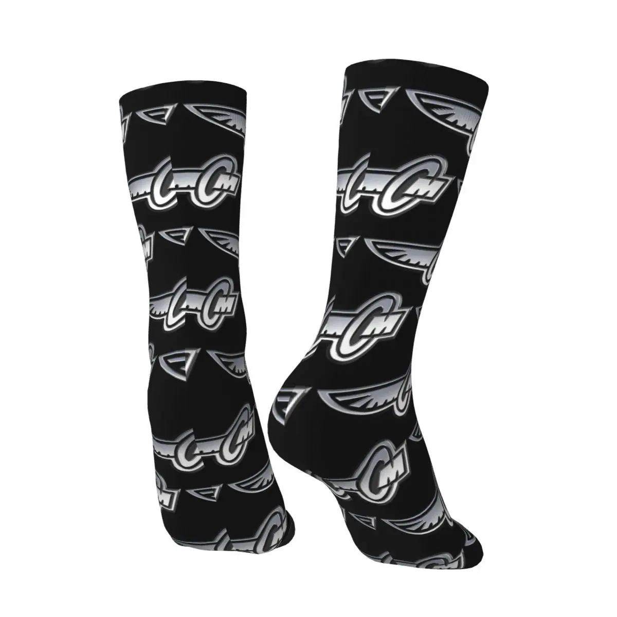 Hip Hop Retro Corley Motors Chrome Logo Crazy Men's compression Socks Unisex Corley Motors Street Style Seamless Printed Funny