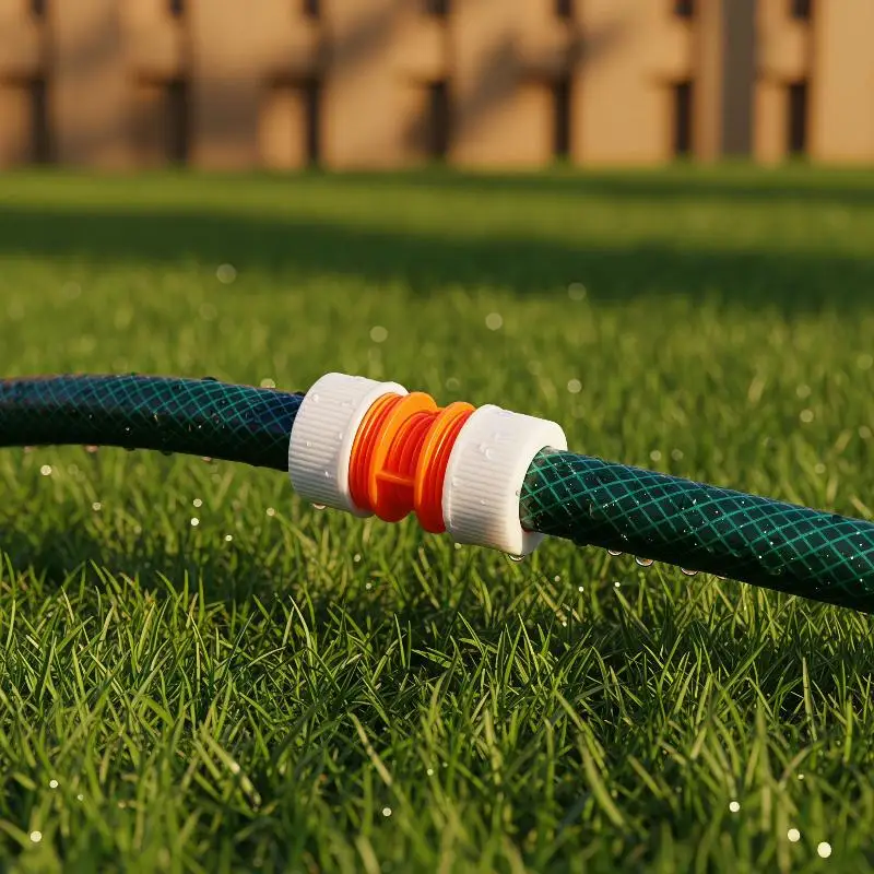 Plastic Garden Hose Leak Repair Connector Adapter For DIY Outdoor Garden Use