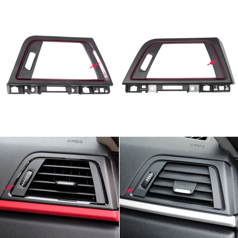 Car Air Vent Grille Panel Frame Trim for BMW 3 Series F35 A/C Air Outlet Face Frame Instrument Panel Air Outlet Decor Parts
