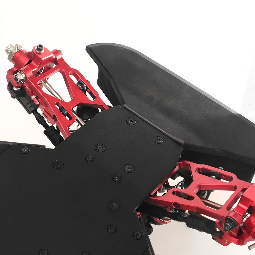 Para MJX Hyper Go 7303 1/7 RC coche brazo de Control inferior trasero de aluminio, P73250 piezas de mejora de Metal accesorios 2 uds