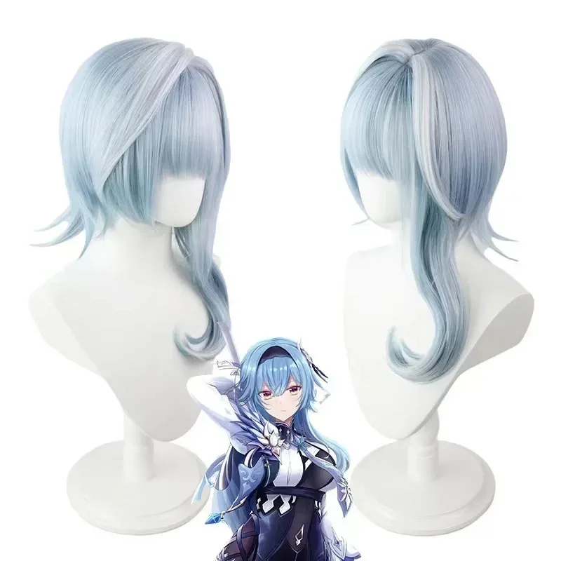 

Eula Lawrence Cosplay Costume Genshin Impact Costume Wig Uniform Wave Flower Knight Funny Glove Jewelry Halloween Carnival DGV64