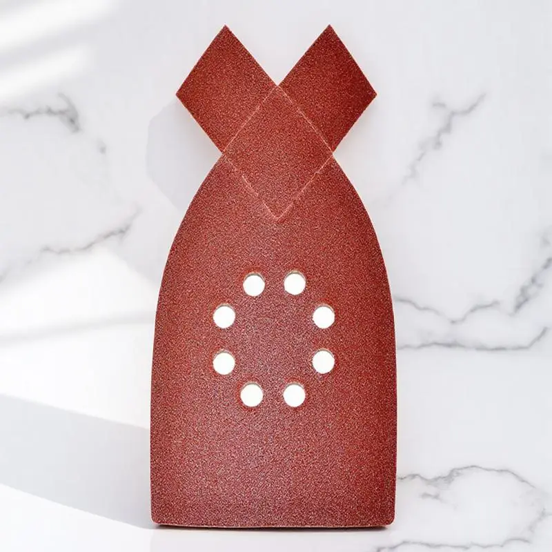 

50Pcs Triangle Sanding Discs Hook and Loop Attachment Non-Woven Abrasive Pads for Cleaning Finishing Blending Deburring