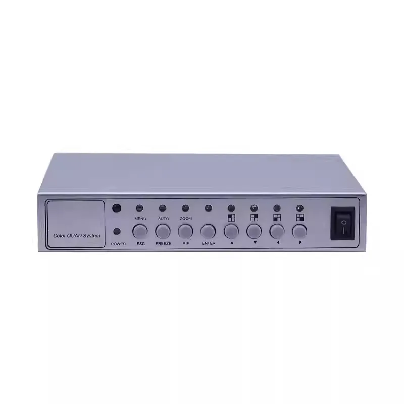 

Screen splitter 4 channels desktop rack type with loop pass VGA color high-resolution video splitter 2 channels