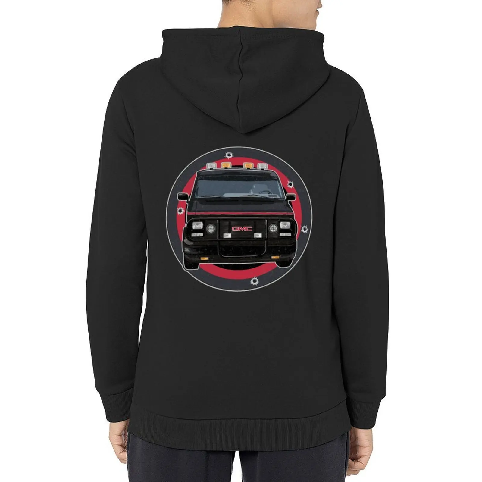 

A Team (BA's Van) Vandura Hoodie japanese style blouse men's coat hooded shirt hoodies and sweatshirts new