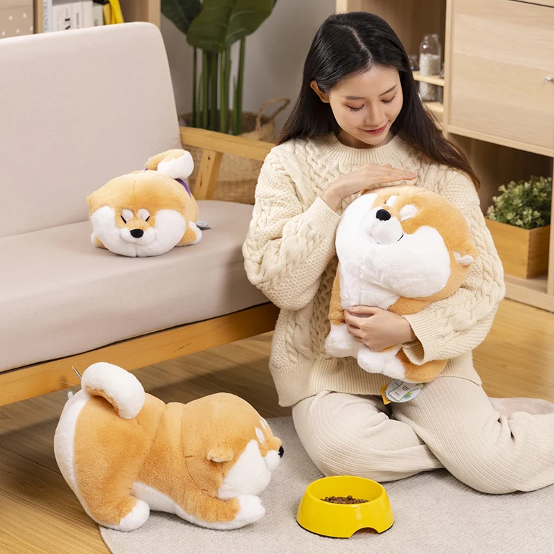 

Acai Goji Wood Dog Plush Toy, Soothing Stuffed Animal For Sleep, Cute Cloth Doll & Comfort Pillow