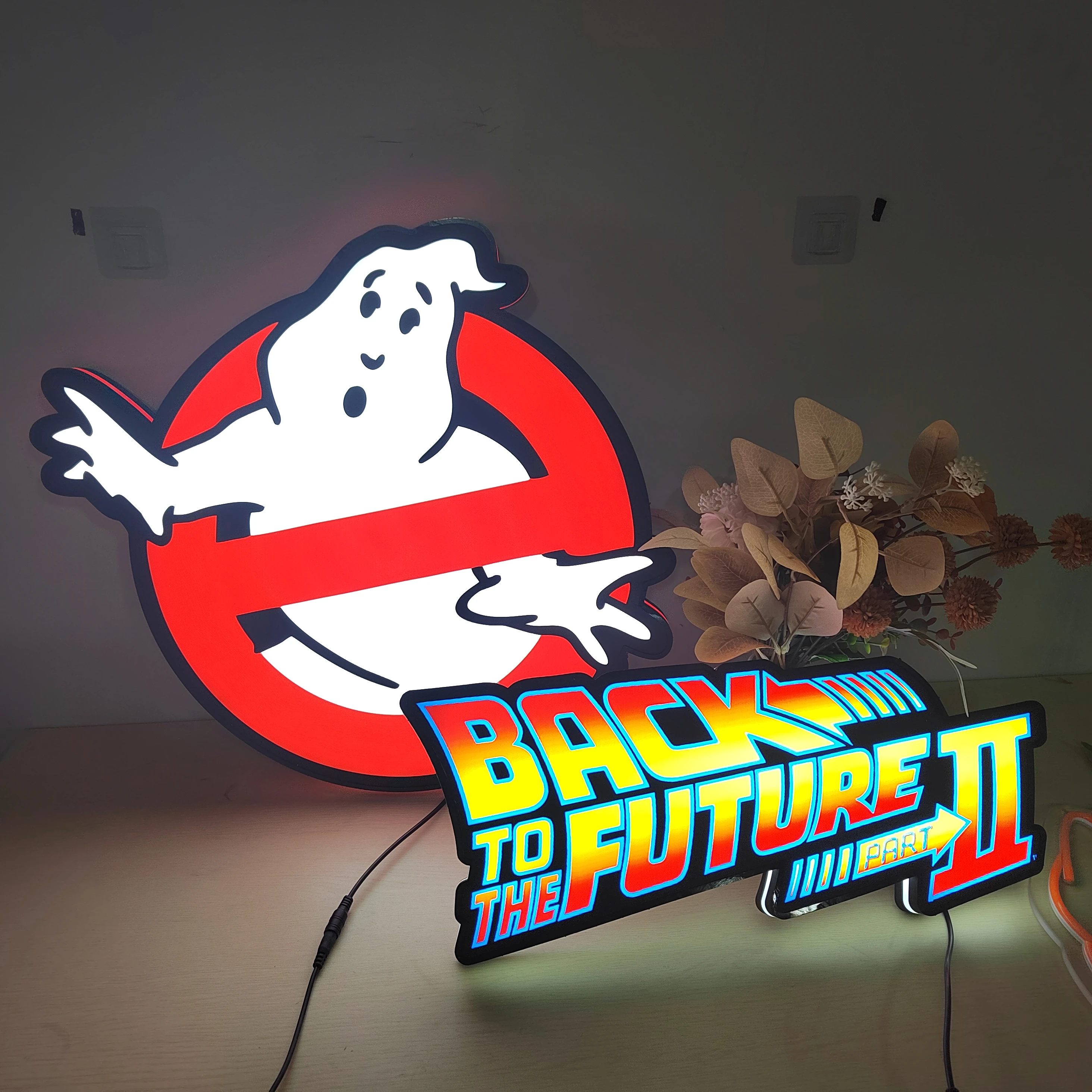 Custom Movie Cartoon Logo LED Nightlight 3D Print Desktop Lightbox Custom Wall Decor Best Gift for Kids Game Room Logo Signs