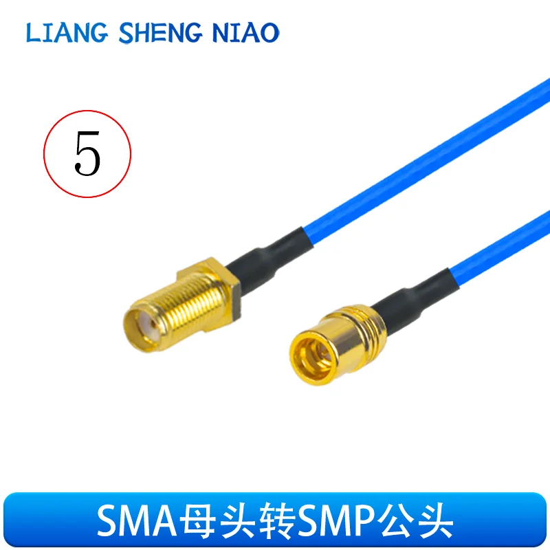 Cabo adaptador Smp para Sma Rf Rg405/086 Linha de teste de linha semi-macia Sma macho e fêmea para Smp macho e fêmea