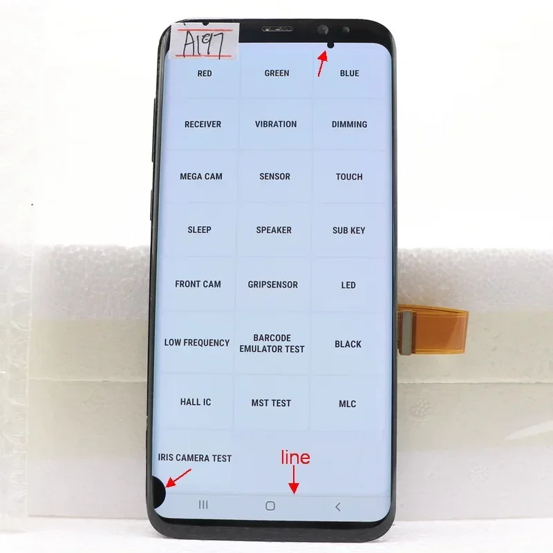 For Samsung Galaxy S8 Plus AMOLED LCD Display G955 G955F SM-G955F/DS G955U S8+ Lcd Touch Screen Digitize Assembly With Dots