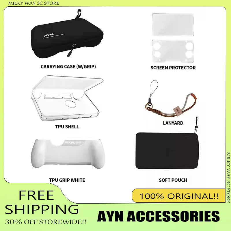 AYN THOR Dual Screen Flip Palm Game Console Accessories Grip