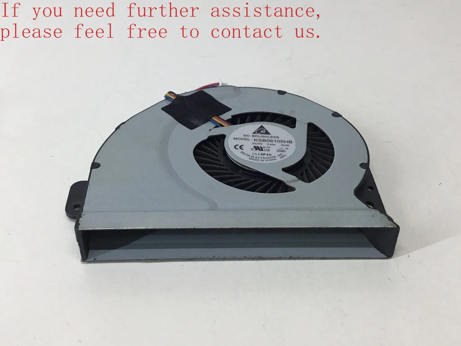 

Для Delta Electronics Бесщеточный вентилятор охлаждения процессора постоянного тока KSB06105HB Модель DC05V 0,40A-