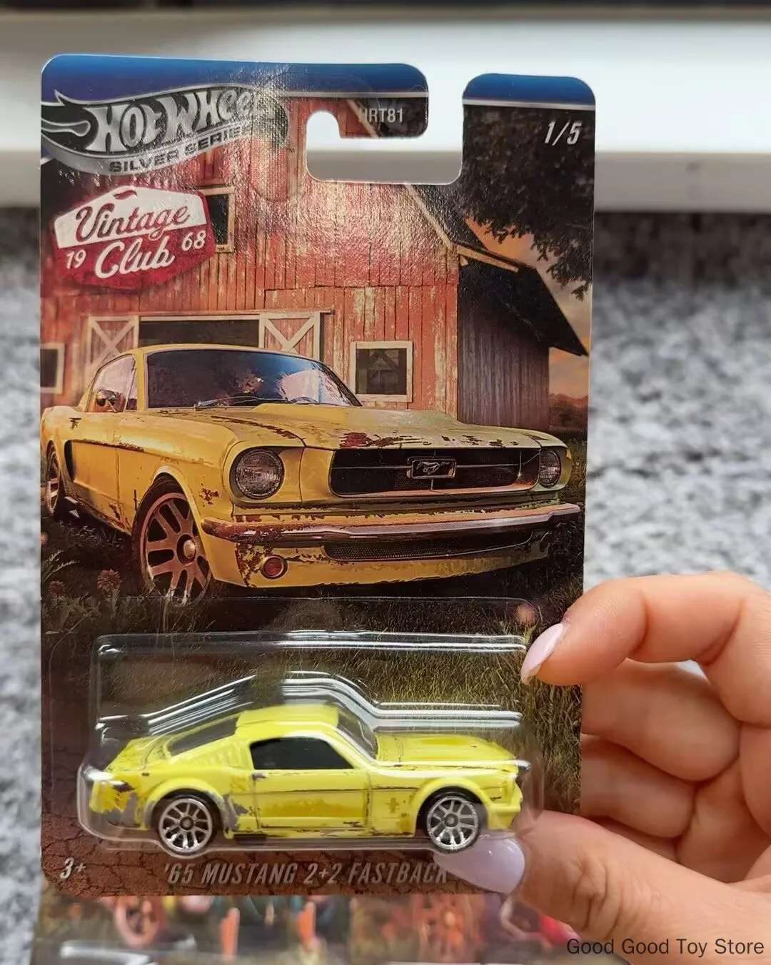 Genuine Hot Wheels Classic Club Mustang Porsche 911 Volkswagen Beetle Retro Alloy Car HRT81 Diecast Model Car Toy Collcet Gift