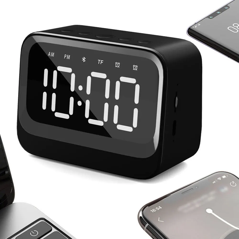 Speaker Alarm Clock RB620 LED Display Bluetooth 5.3 Portabel Original