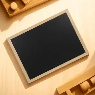 Mini Chalkboard Sign Hanging Blackboard Display With Ring For Kitchen Menu Home Decorative Message Board Rustic Wood Household