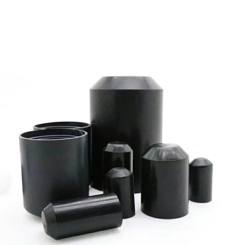 2:1 Heat Shrink End Seal Cap Diameter 8~130mm PE Insulated Wrap Wire Protect Cover Bottom Cable Sleeve DIY Black Red Green