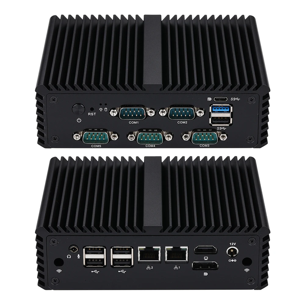 Qotom Mini PC Q10722X-S08 Quad Core Celeron N5105 with AES-NI Fanless Computer