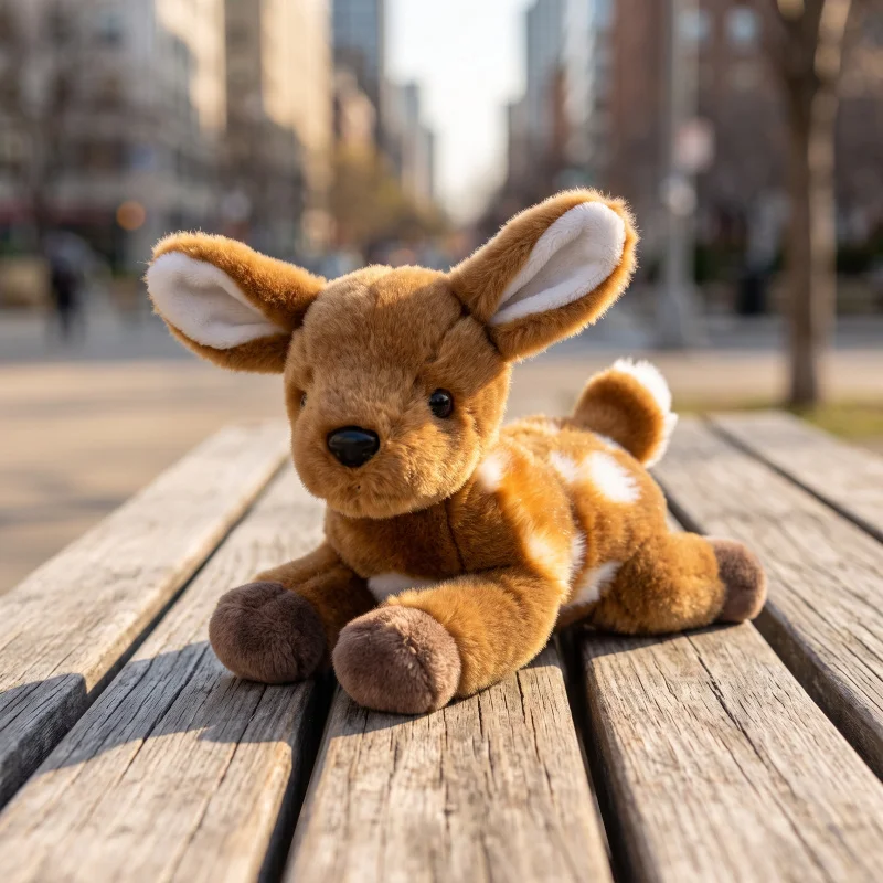 Cute Shoulder Plush Toy Magnetic Stuffed Animal Chameleon Tiger Deer Lion Lizard Doll Kawaii Fluffy Pin Brooch Bag Pendant Gift