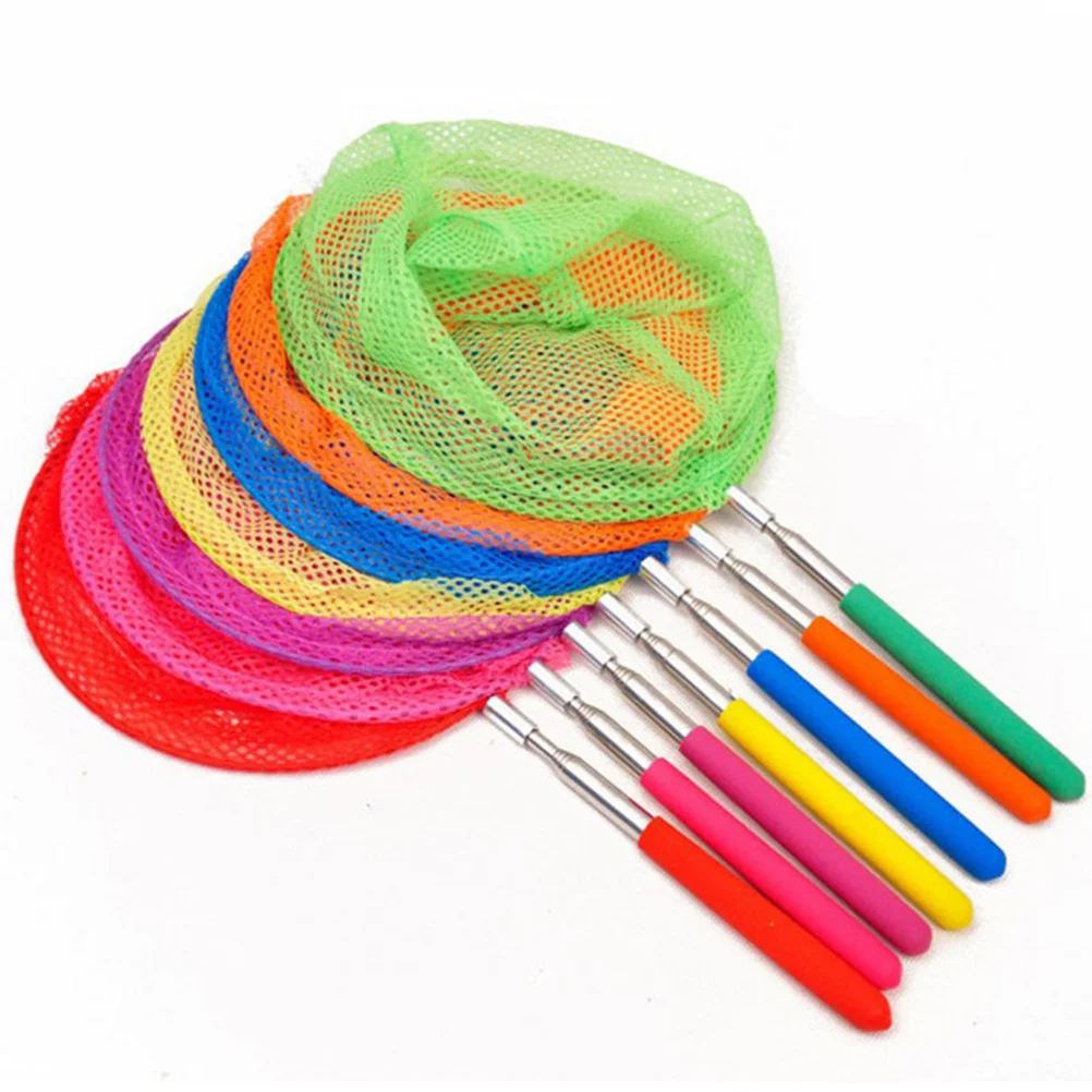 1 Pc Telescopic Nets Catching Insects Bugs Extendable Fishing Nets Great Outdoor Tools for Kids(Random Color)