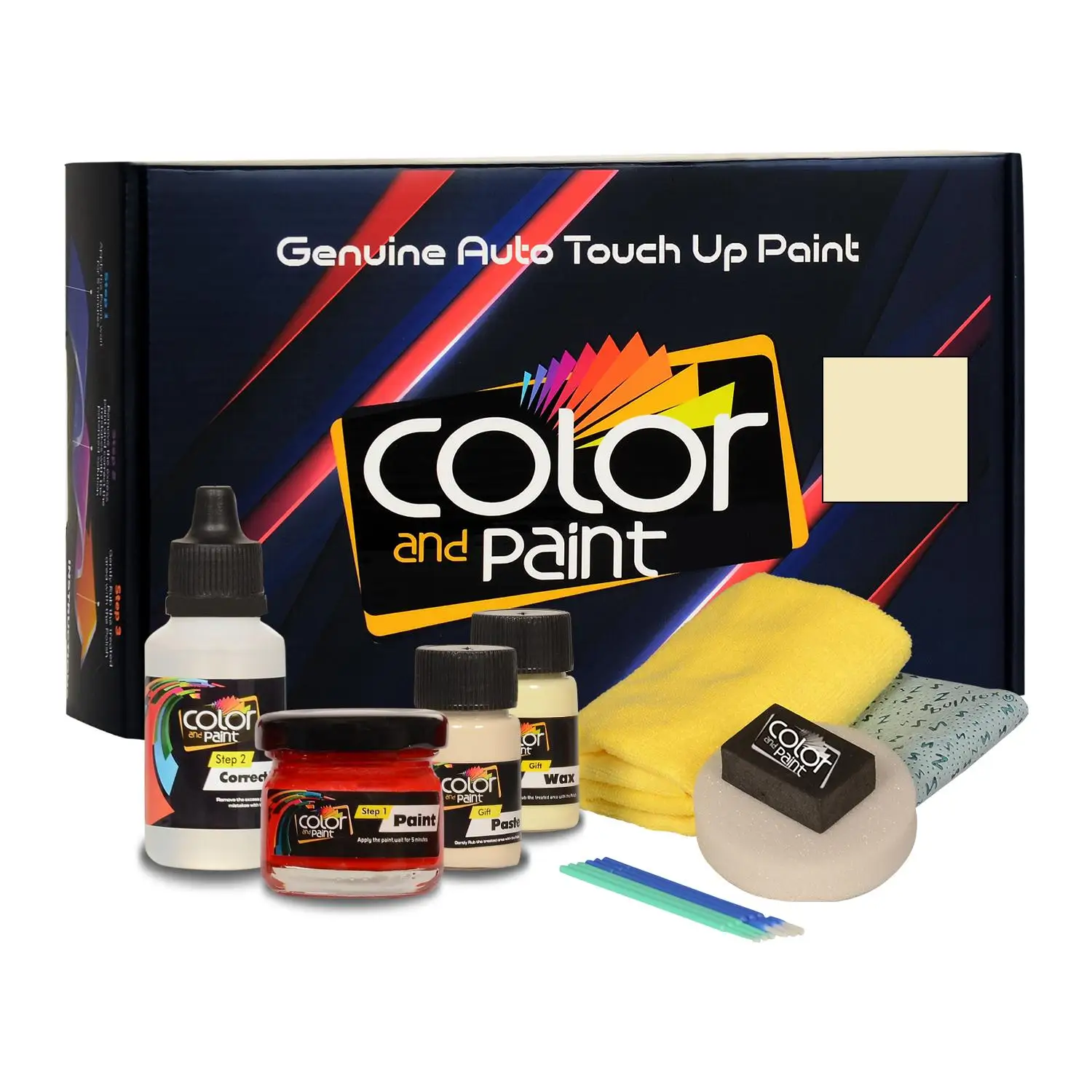 

Color and Paint compatible with Cadillac Automotive Touch Up Paint - VERY LIGHT CASHMERE MAT - WA314N - Basic Care