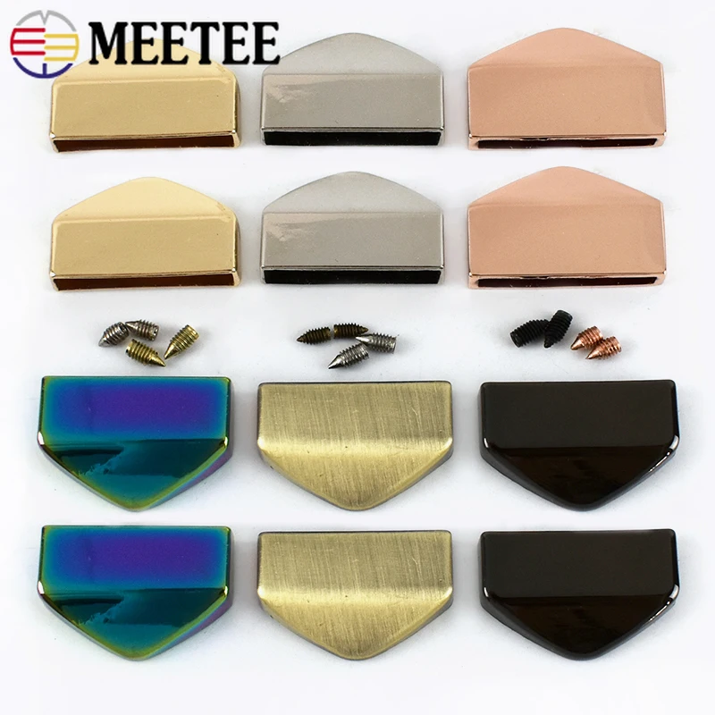 5/10/20Pcs 12/16/18/25mm Metal Zipper Decoration End Clips Stopper Screws Handbag Straps Tail Clasp Cord Lock DIY Accessories