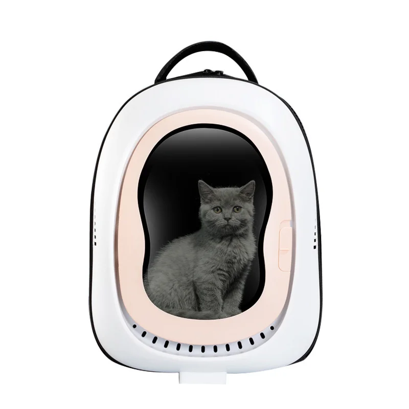 Cat Carrier Bag Backpack Portable Transparent Space Capsule Pet Hiking Bag Breathable Puppy Pet Supplies Front Open Door