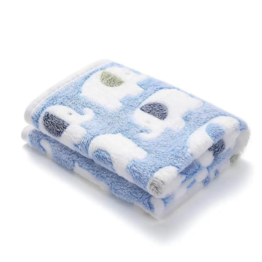 Fluffy Soft Cats Paw Multi-color optional Bone Pattern Dogs Winter Quilt Flannel Blanket Pet Blanket Fleece Blanket