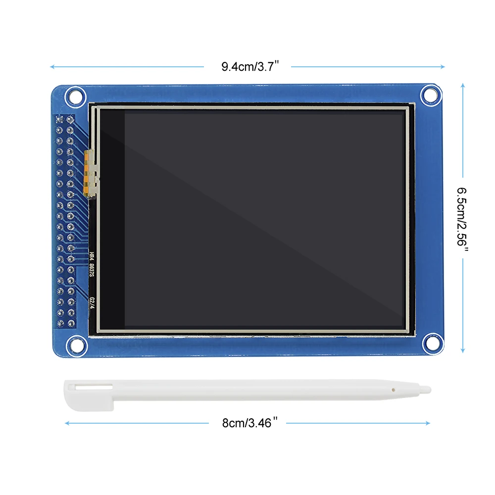 3,2 Zoll 240x320 Touch-Panel TFT LCD-Displaymodul mit Stylus-Stift ILI9341-Treiber für Arduino Raspberry Pi – Detail 10