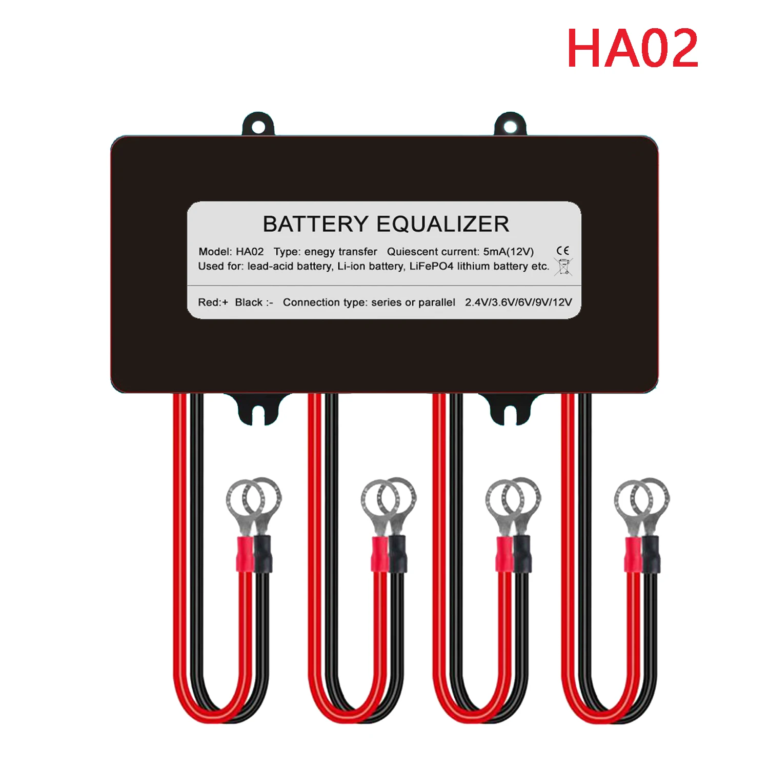 ANGUI Batterij Equalizer HA02 HA03 Batterijen Spanningsbalancer Li li-ion Loodzuur Batterij Parallelle Serie 12/24/36/48 V/60 V