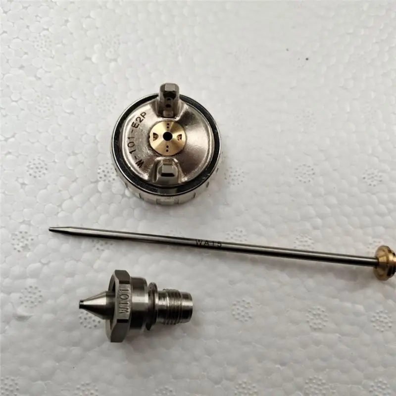 A95I-Automatic WA-101 Spray Gun Nozzle Needle Air Cap Spray Gun Parts WA-101 Paint Spray Gun Parts Accessory