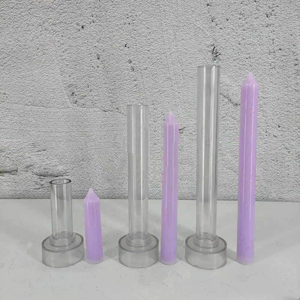 Moules à bougies en plastique à longues rayures T1, moule exécutif, fait à la main Regina, outils d'artisanat en argile assortis, côtes à grands intervalles, bricolage