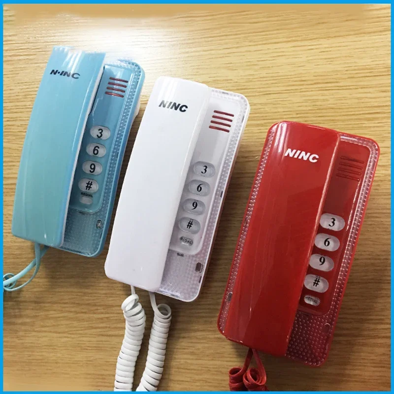 Corded Phone Landline Phones Telephones Landline Corded Wall Mountable Phone, Redial, Flash, Mute, for Home Hotel Office Bank