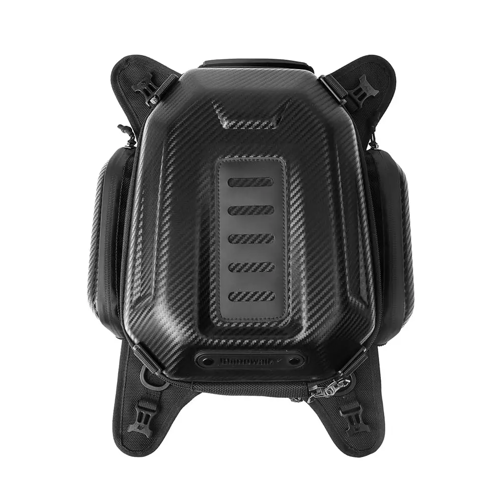 

Free Shipping Motorcycle Tank Bag, 15-18L Expandable Motorcycle Storage, Waterproof All Weather-Carbon Fiber Black