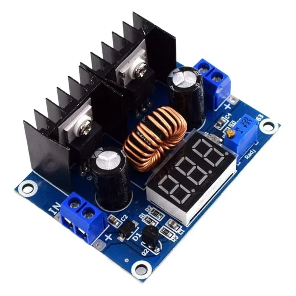 For XL4016E1 Compatible DC-DC Step Down Converter 8A Module with Voltage and Current Display for Stable Performance