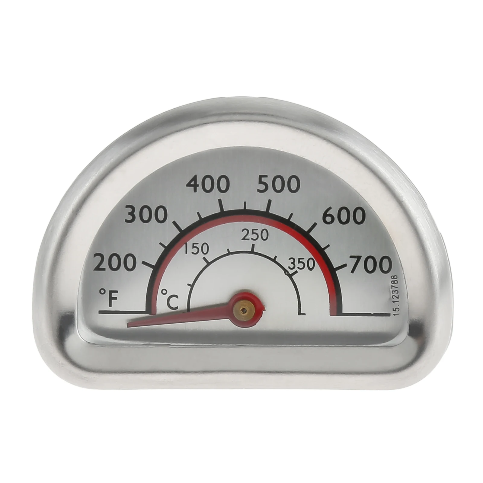 100F to 800F BBQ Grill Lid Thermometer Stainless Steel Temperature Gauge Heat Indicator Fit for Charbroil Grill Parts 463271314